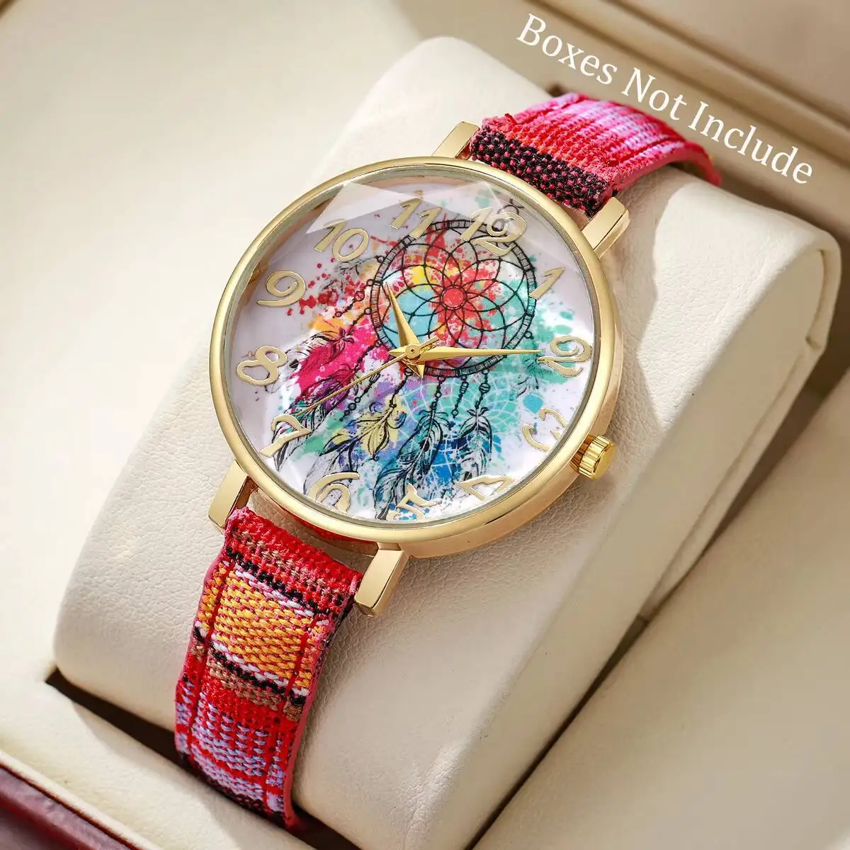 

Модные женские часы с циферблатом «Ловец снов», повседневные женские наручные часы с кожаным ремешком, Reloj Mujer, часы для девочек, подарок (без коробки)