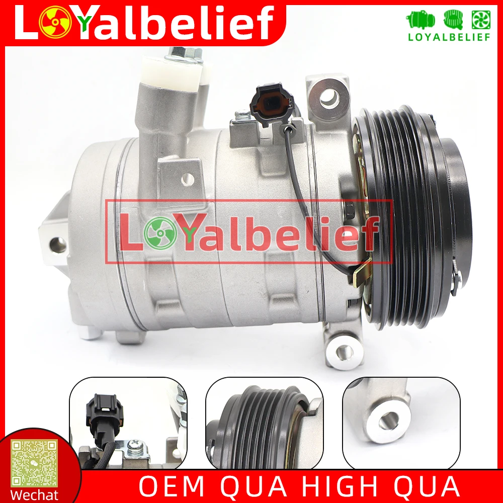 Compresor de AC DKS17DT para NISSAN NP300 Navara Pickup YS23DT YS23 D23 2.3 92600-5XB0A 926004JA1A 926005XB0A Z0020064B 5 Ranuras