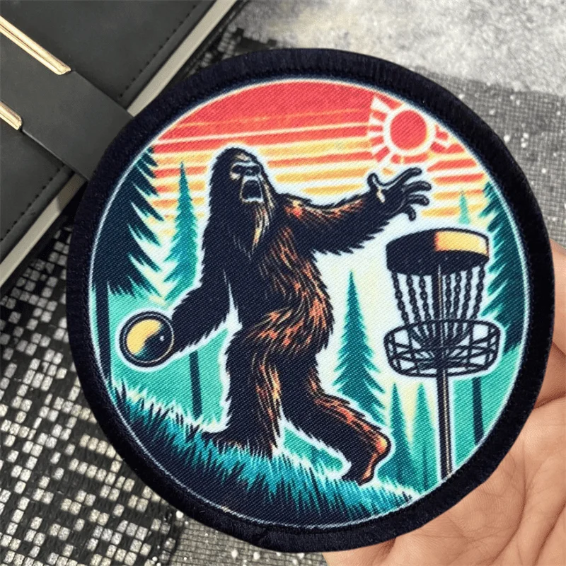 Sasquatch Morale Badge Patch Tactical Military Armband Men's Moral Patches Hook and Loop Backpack Hat Accessories Stickers