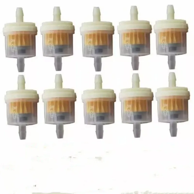 

New 10pcs Universal Gasoline Gas Fuel Gasoline Oil Filter For BMW victory Sanyang motorcycle