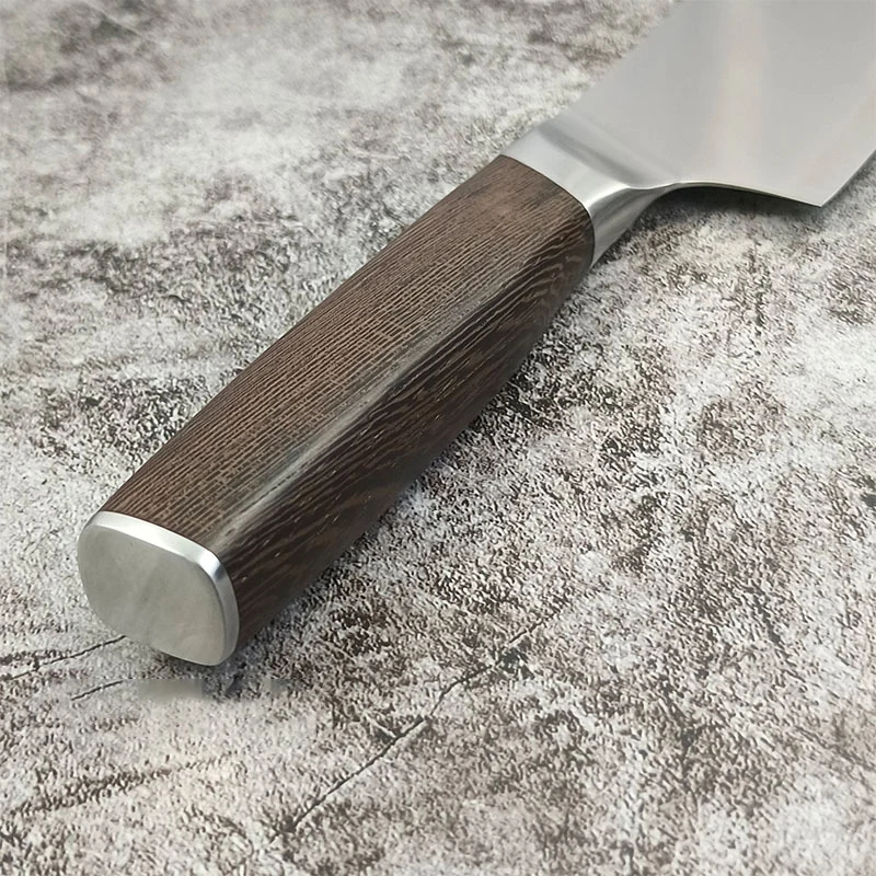 6.7 Inch Nakiri Knife VG10 Powder Alloy Steel Blade Sharp Chef Cleaver Meat Slicing Vegetables Kitchen Knives Wenge Wood Handle