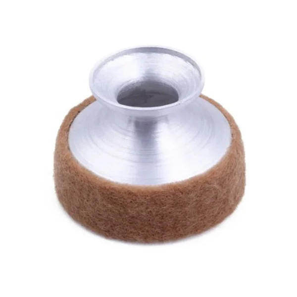 

Soprano Saxophone Mute 275x275x157in Metal Brown Silver Hard Aluminum Muffle Overtones Acoustically Tone