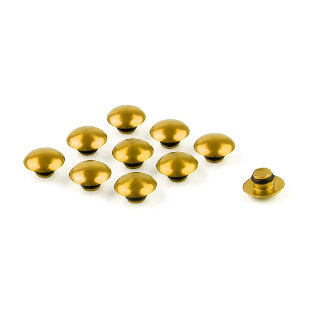 Areyourshop Sale 10Pcs Motorcycle Moto Universal M10 8MM Hex Socket Bolt Screw Nut Head Cover Cap Aluminum Alloy
