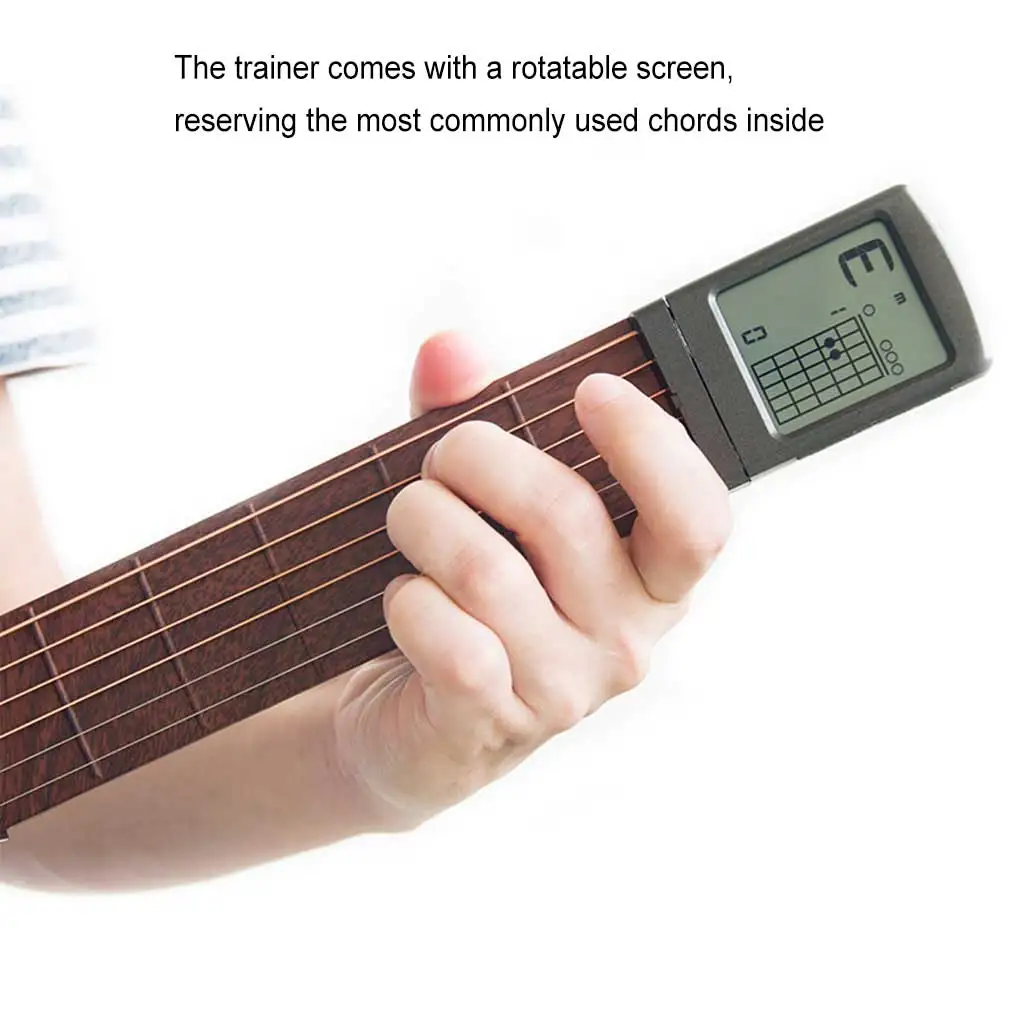 Digital Guitar Chords Trainer Practice Tool 6 Tone Develop Muscle Memory