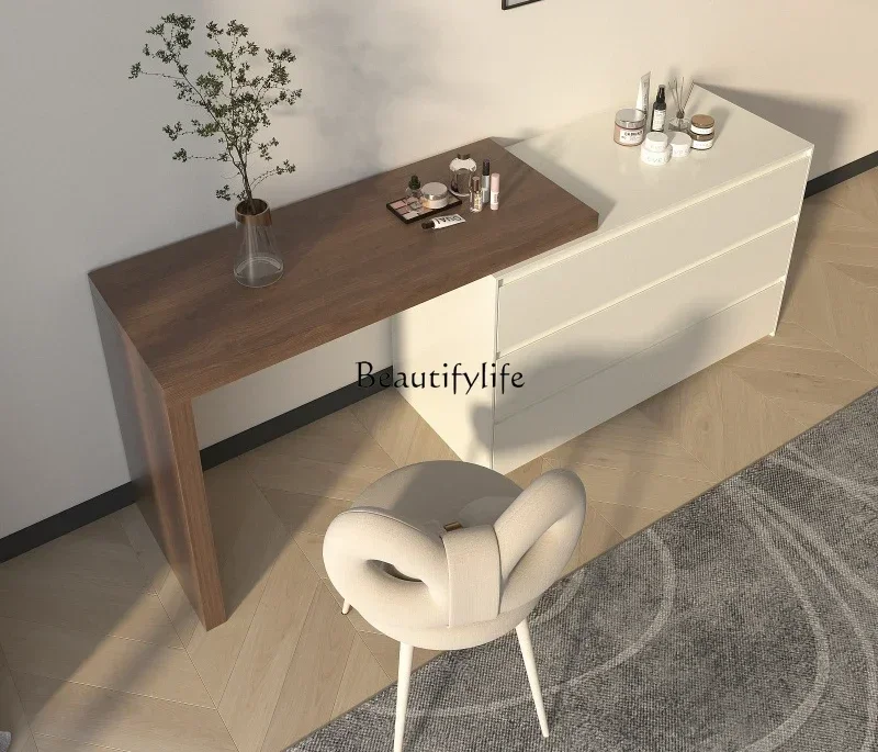 Nouveau Commode de peinture bureau double usage bout de lit table de maquillage simple