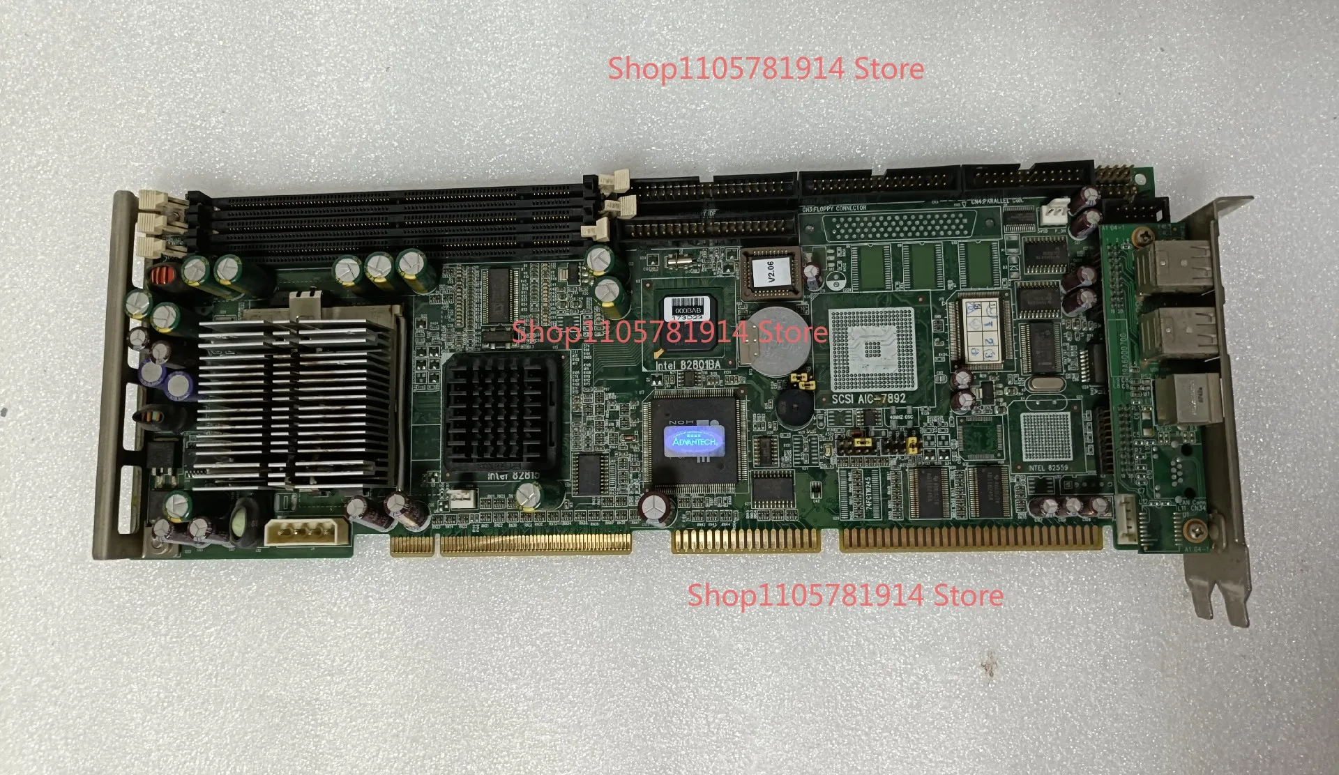 For Advantech PCA-6180 Rev: B1 Industrial Computer Main Board PCA-6180E