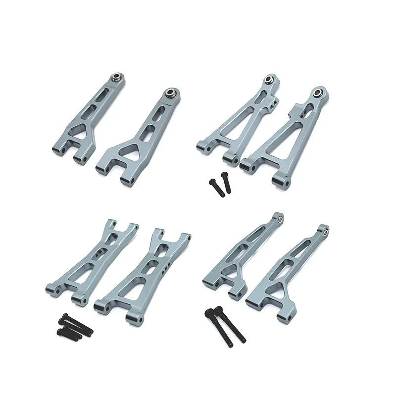 Atualizado Metal dianteiro e traseiro Swing braços, peças do carro, apto para MJX 1/16, 16207, 16208, 16209, 16210, H16, RC