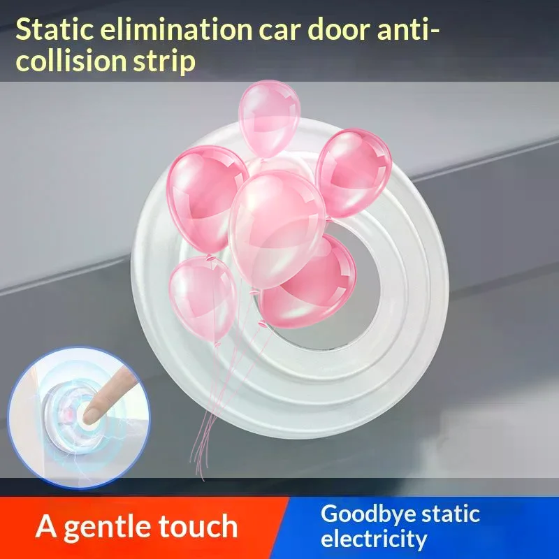 

Anti Collision Car Door Buffer Strip 2In1 Anti Static Eliminator Universal Car Accessory For Comfortable Entry
