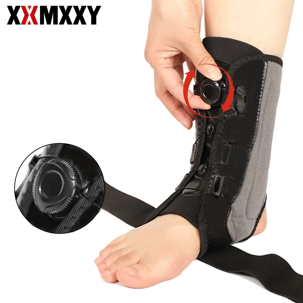 

1PCS Professional Ankle Brace with Adjustable Knob System, Semi-Rigid Ankle Stabilizer for Fitness,Running,Injury Rehabilitation