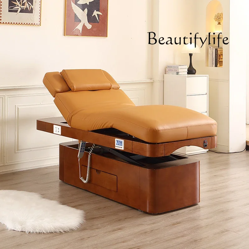 

H Electric Beauty Bed, Special Eyelash Bed For Beauty Salon, High-end Lifting Massage SPA Treatment Bed