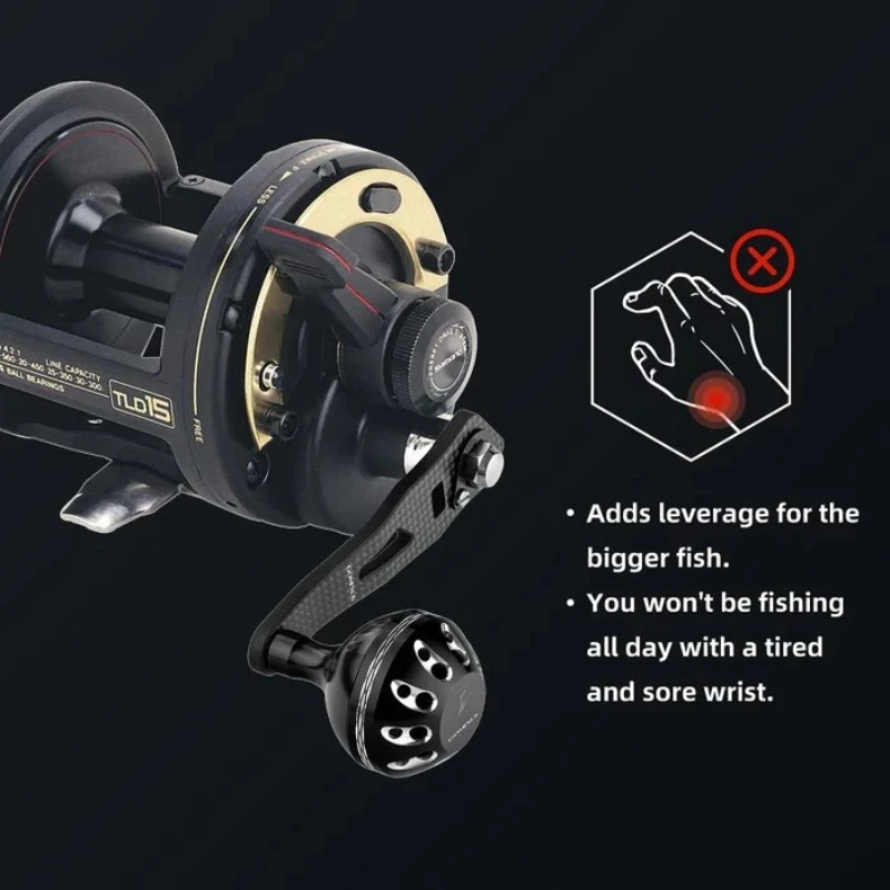 Gomexus одна ручка для Shimano Calcutta Conquest Daiwa tatula Abu Garcia катушка с алюминиевой ручкой LC-A38