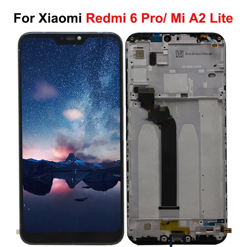 

for Xiaomi redmi 6pro redmi 6 pro LCD display+touch screen digitizer Assembly For Xiaomi redmi MiA2 Mi A2 lite lcd Hongmi Best