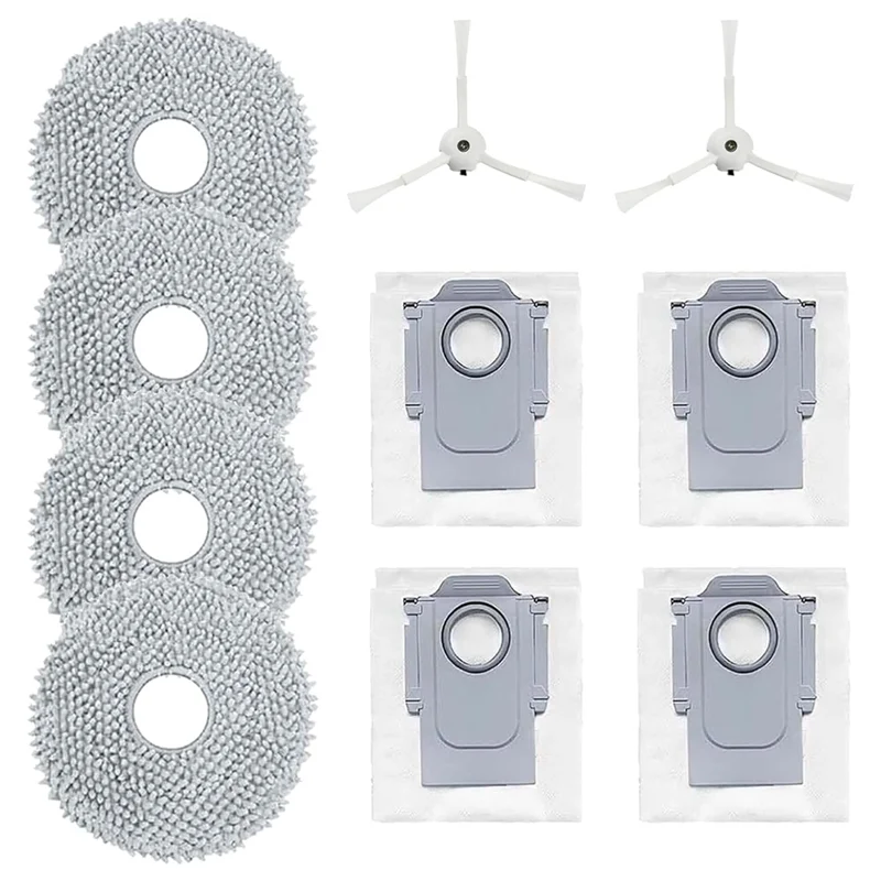 ل Roborock Q Revo P10 جهاز آلي لتنظيف الأتربة فرشاة جانبية ممسحة أكياس الغبار القماش أجزاء