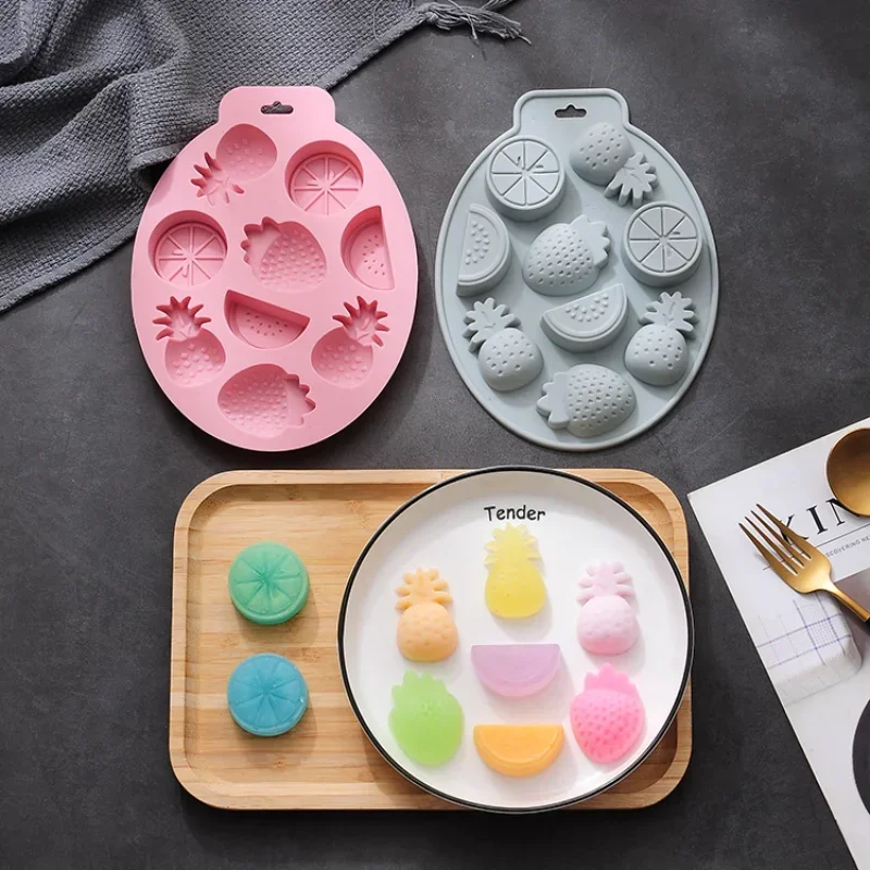 

Summer style cake mold, fruit shaped silicone mold, diy chocolate baking tool, ice cube mold