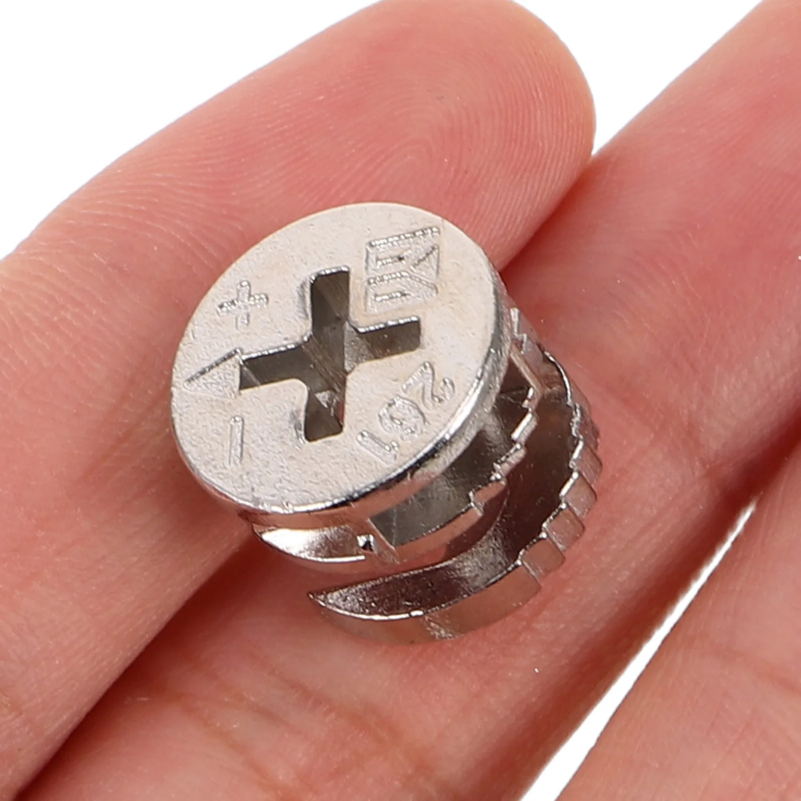 40 قطعة موصلات الأثاث كام قفل الجوز ضيق المشترك السحابات لخزائن خزائن أرفف الكتب غريب الأطوار عجلة المسمار الأثاث