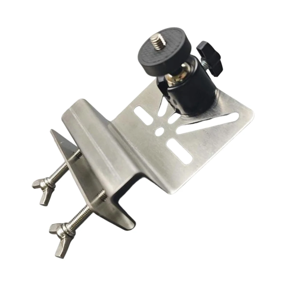 1pc Stainless Steel Gutter Mount Adjustable Viewing Angles Camera Gutter Mount For Eufy Security For SoloCam S340 Cameras