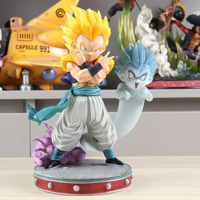 25 cm Anime SSJ3 Son Goten Figurka Dragon Ball Figurka akcji Peryferia Gotenks Super Saiyan 3 Figurka Model Kolekcja PVC Zabawki