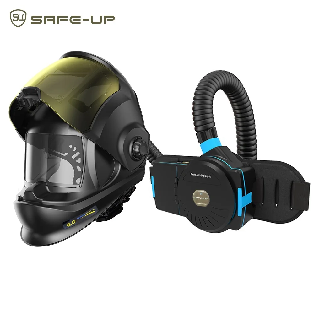 WELDINGER AH 700 Realcolor Automatik-Schweißhelm – Panorama-Sichtfeld, DIN 5-13, Solar, Mit 4 Sensoren, Made