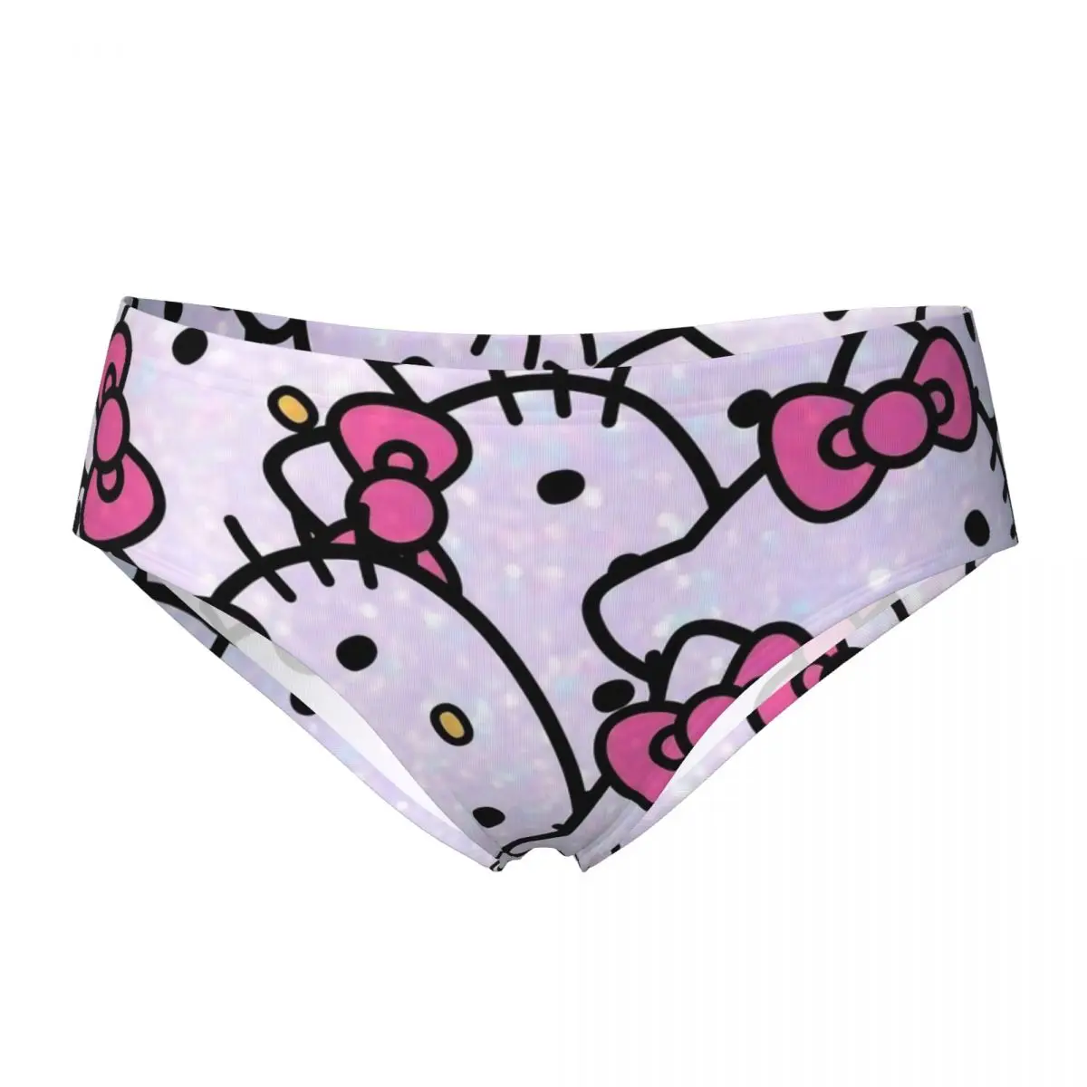 

Забавные трусики с героями мультфильмов «Hello Kitty», женское нижнее белье, трусы из полиэстера для женщин