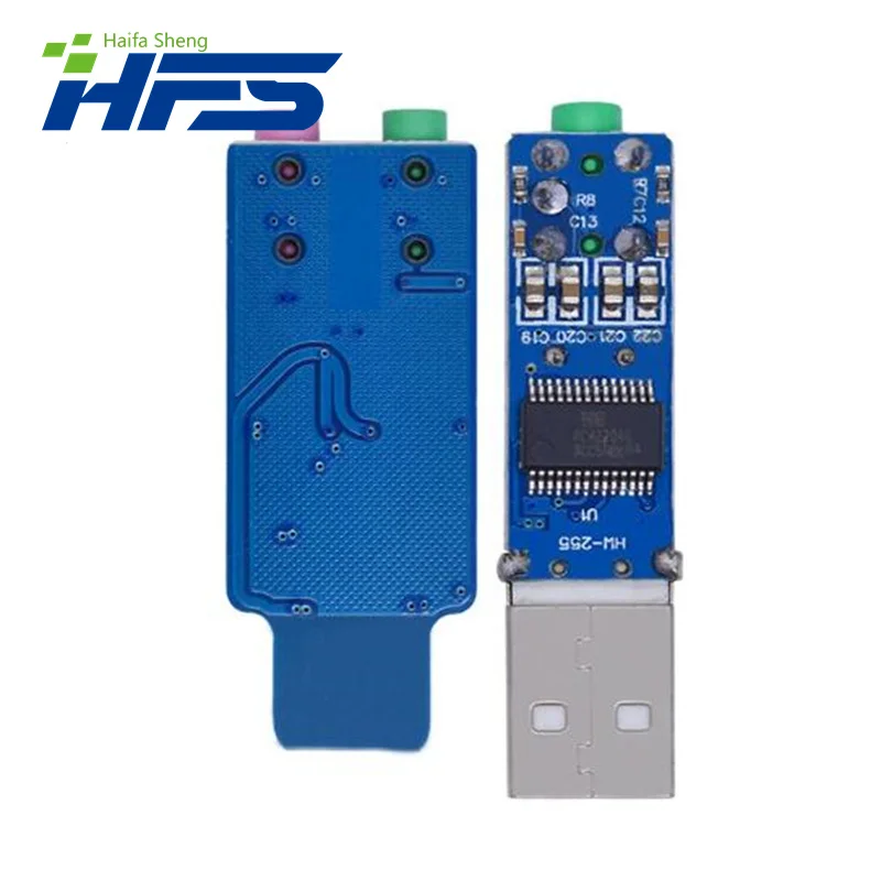 Módulo de placa decodificadora Mini PCM2704 CM108 USB DAC HIFI USB, tarjeta de sonido, alimentación USB DAC para Arduino Raspberry Pi, 16 Bits, 5V