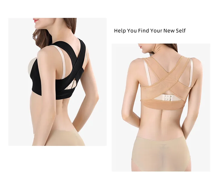 Unsichtbare Body Shaper Korsett Frauen Brust Haltung Corrector Gürtel Zurück Schulter Unterstützung Klammer Haltung Korrektur für Gesundheit Pflege – Detail 16