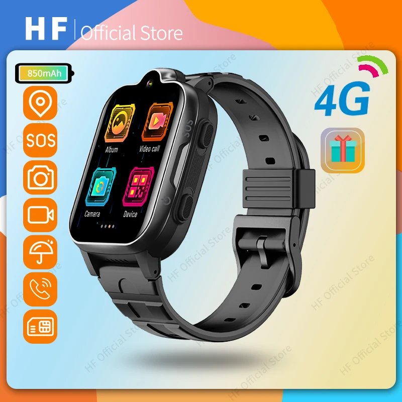 4G Kids Smart Watch For Children GPS SOS HD Video Call Location Tracker SIM Card Child Waterproof Sports SmartWatch Clock Gifts