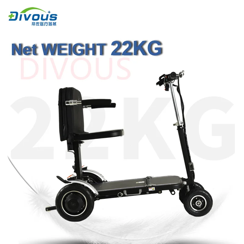 

Adult Four-wheeled Electric Car Lightweight Folding Electric Scooter Outdoor Mobility Scooter