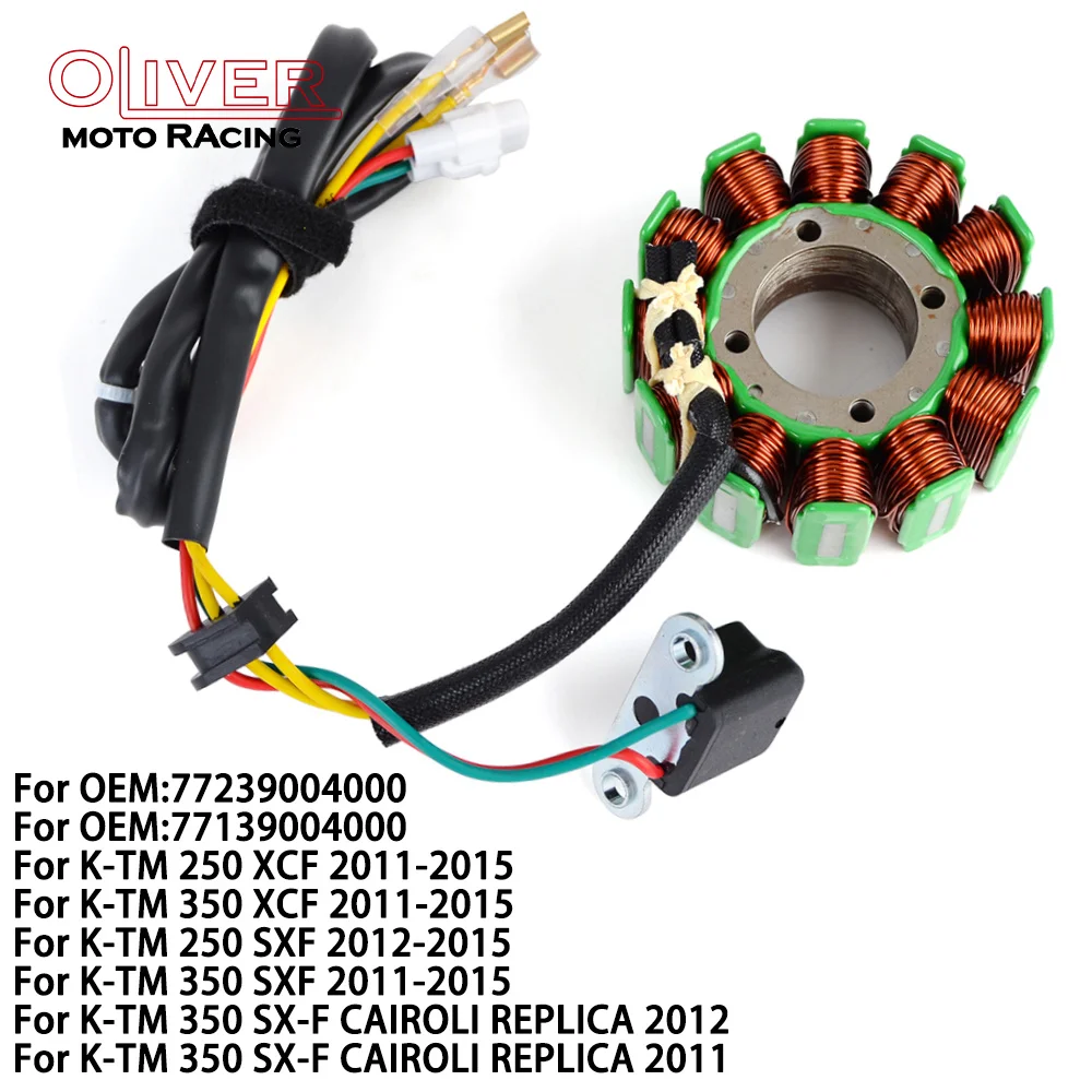 

Stator Coil For KTM 250 350 XCF SXF SX-F 2011-2015 77239004000 77139004000 For Husqvarna FC250 FC350 FC 250 350 2014 2015