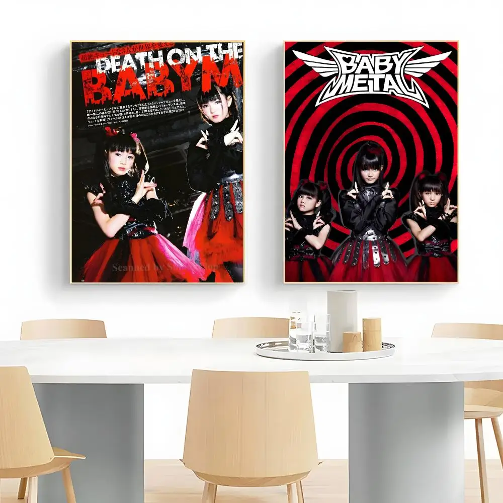band metal B-Babymetal Poster Wall Art Print Decorative Mural Home Decor Gift Unframed