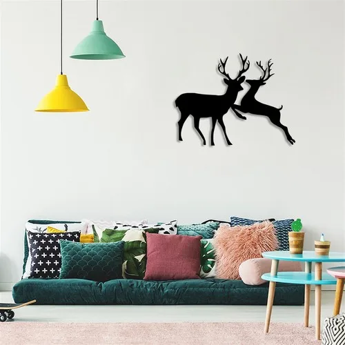 New Jargon Christmas Decorations Deer Wall Room Home Accessory Wood Table 50 X38CM