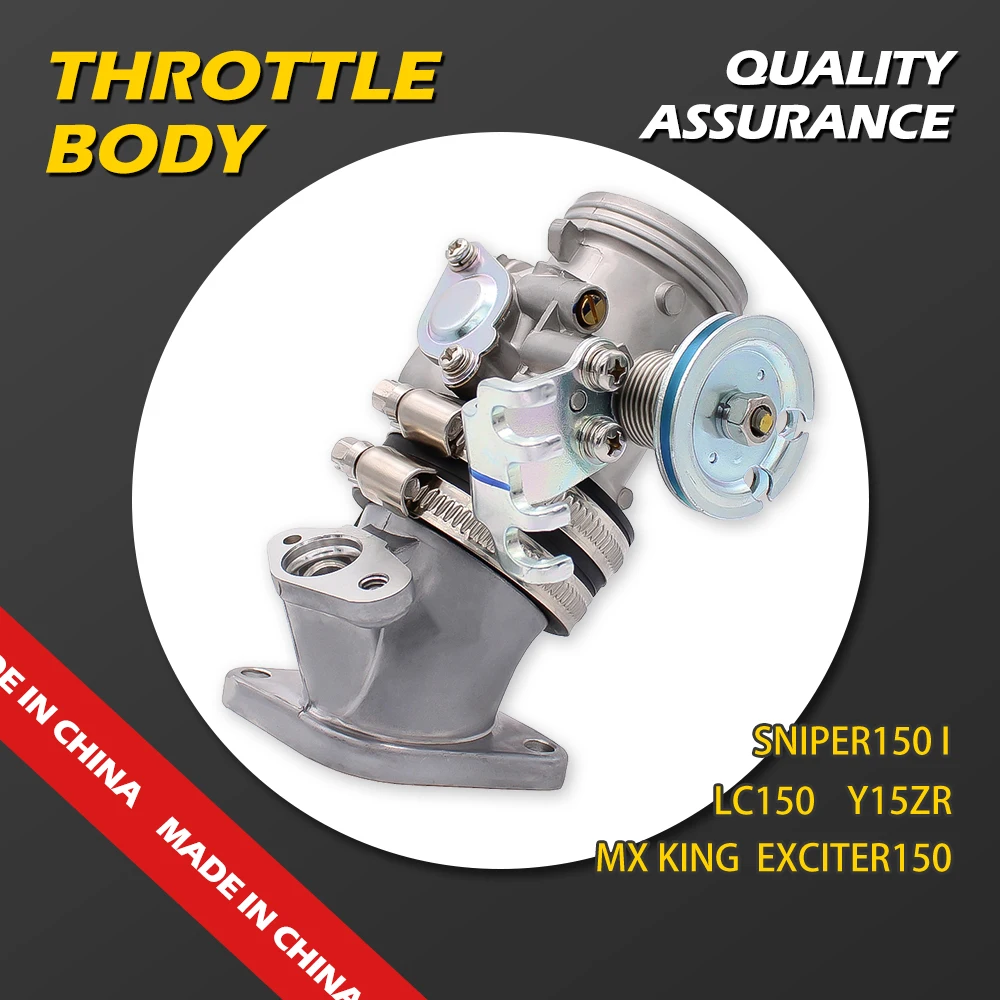 32 34 36 38 40mm Throttle Body for YZF-R15 FZ150I LC150 Y15ZR SNIPER150 I EXCITER150 Jupiter MX KING