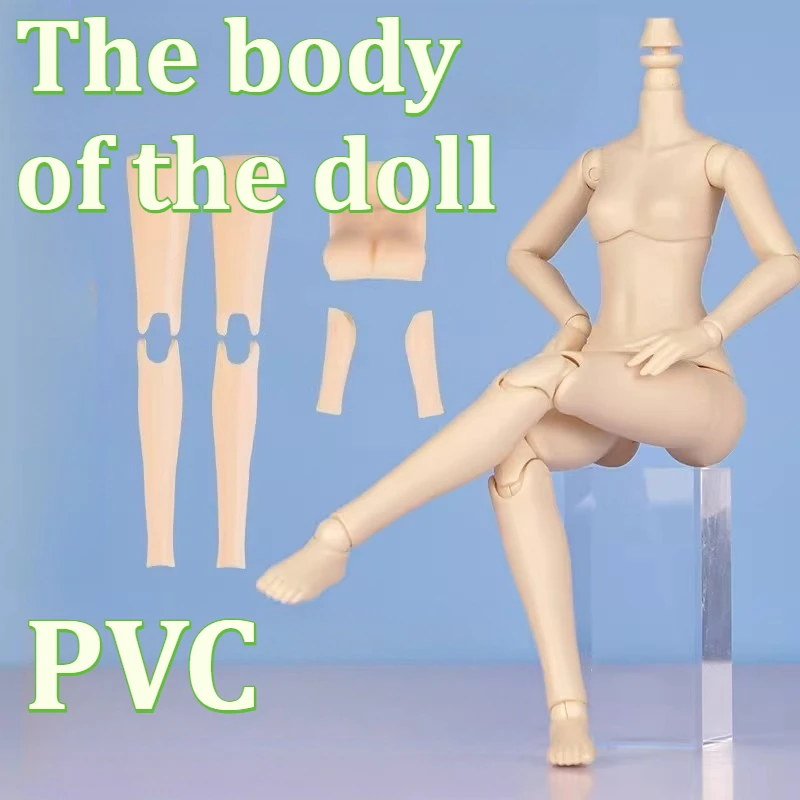 

OB22/24 Movable-joint Figurine Body DIY BJD Doll Tend Towards White Complexion Movable Replacement Limbs Lightweight Doll Body