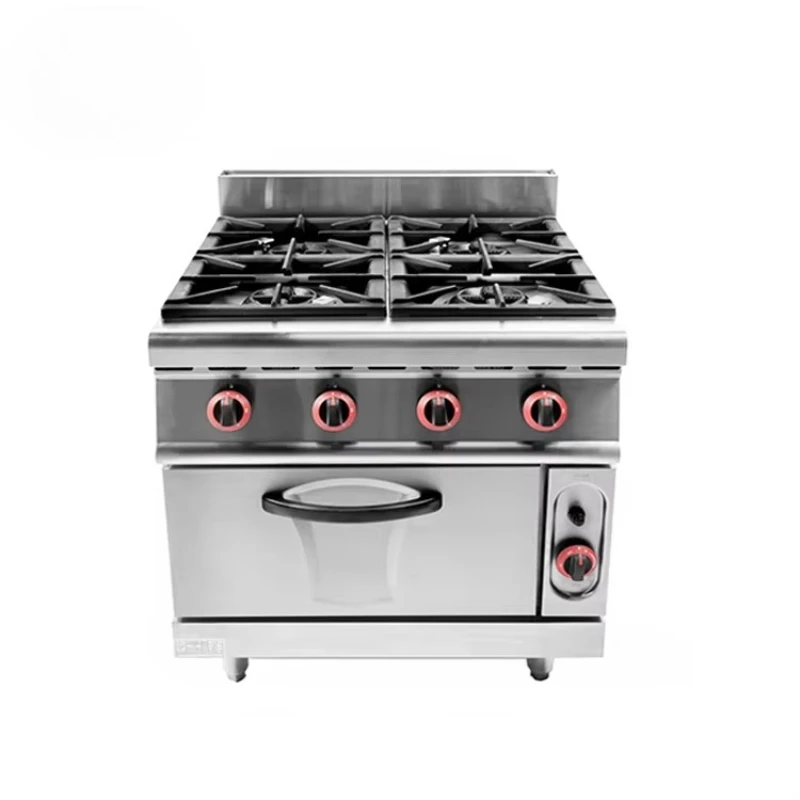 

Electric 4-burner gas cooker with oven convection, free-standing kitchen utensils for outdoor use