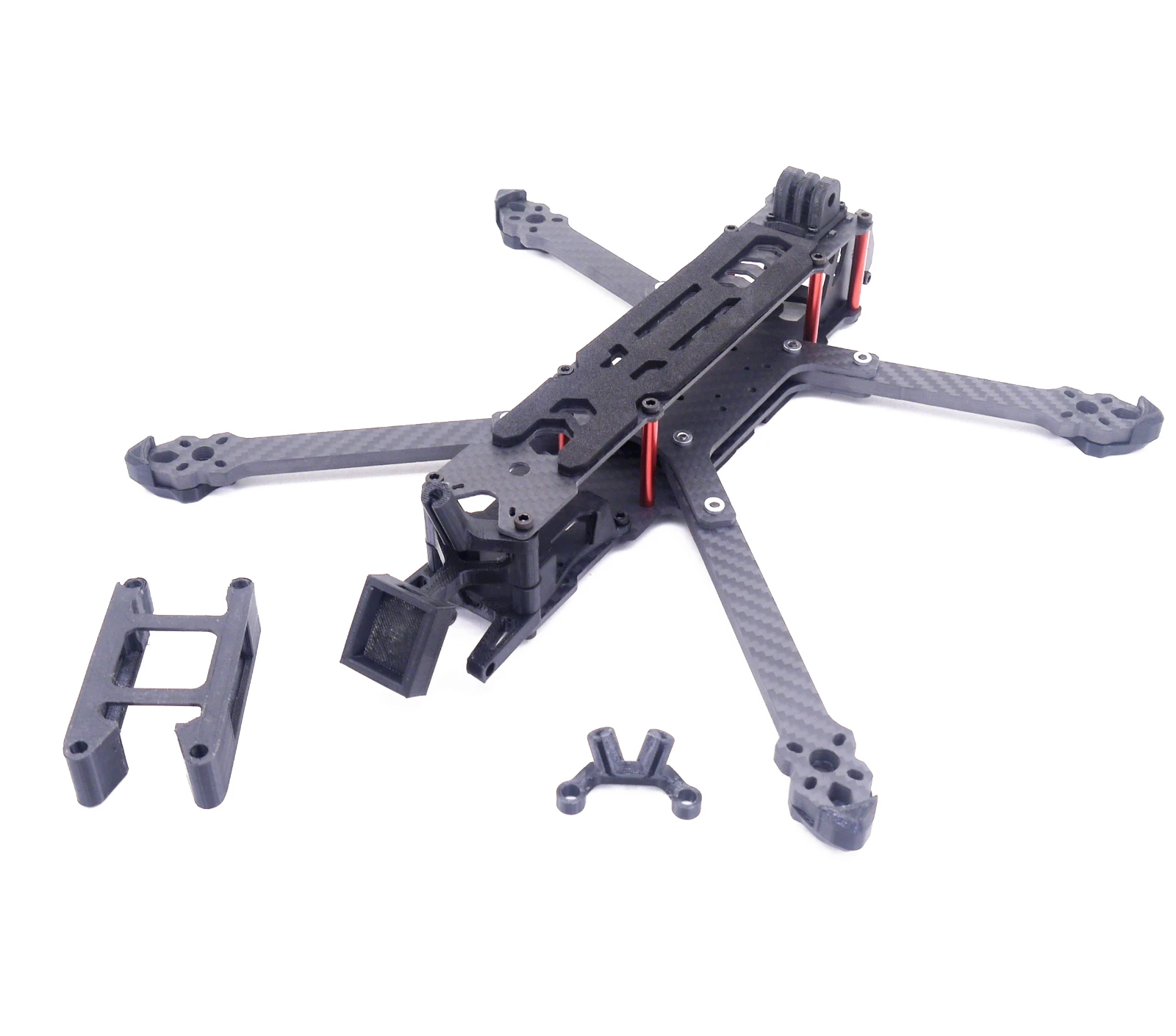 Erdog 7inch/8inch O3 Frame Kit FPV Freestyle RC Racing Drone with Print Parts O3 Air Unit HD Carbon Fiber Quadcopter Frame Kit