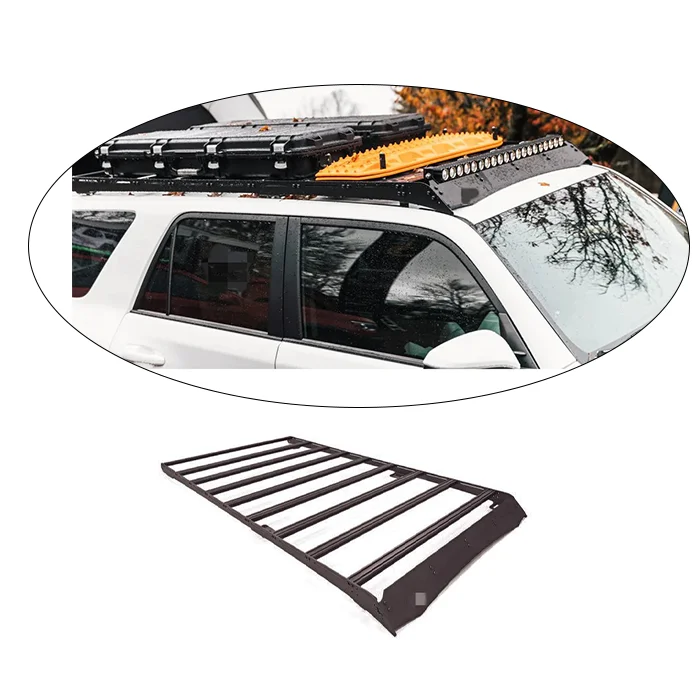

Aluminium 4x4 Accessories Pickup Luggage Rack Truck Roof Rack for Toyota 4runner Roof Rack