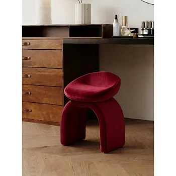 Italian-style dressing chair for bedroom, leisure chair for makeup, high-backed chair…