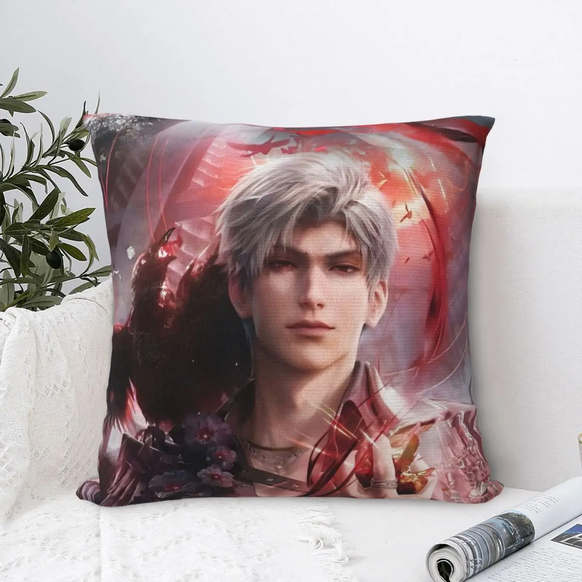 Love And Deepspace Sylus Square Pillow Case Polyester Decorative Pillow Novelty Pillowcover Home Decor