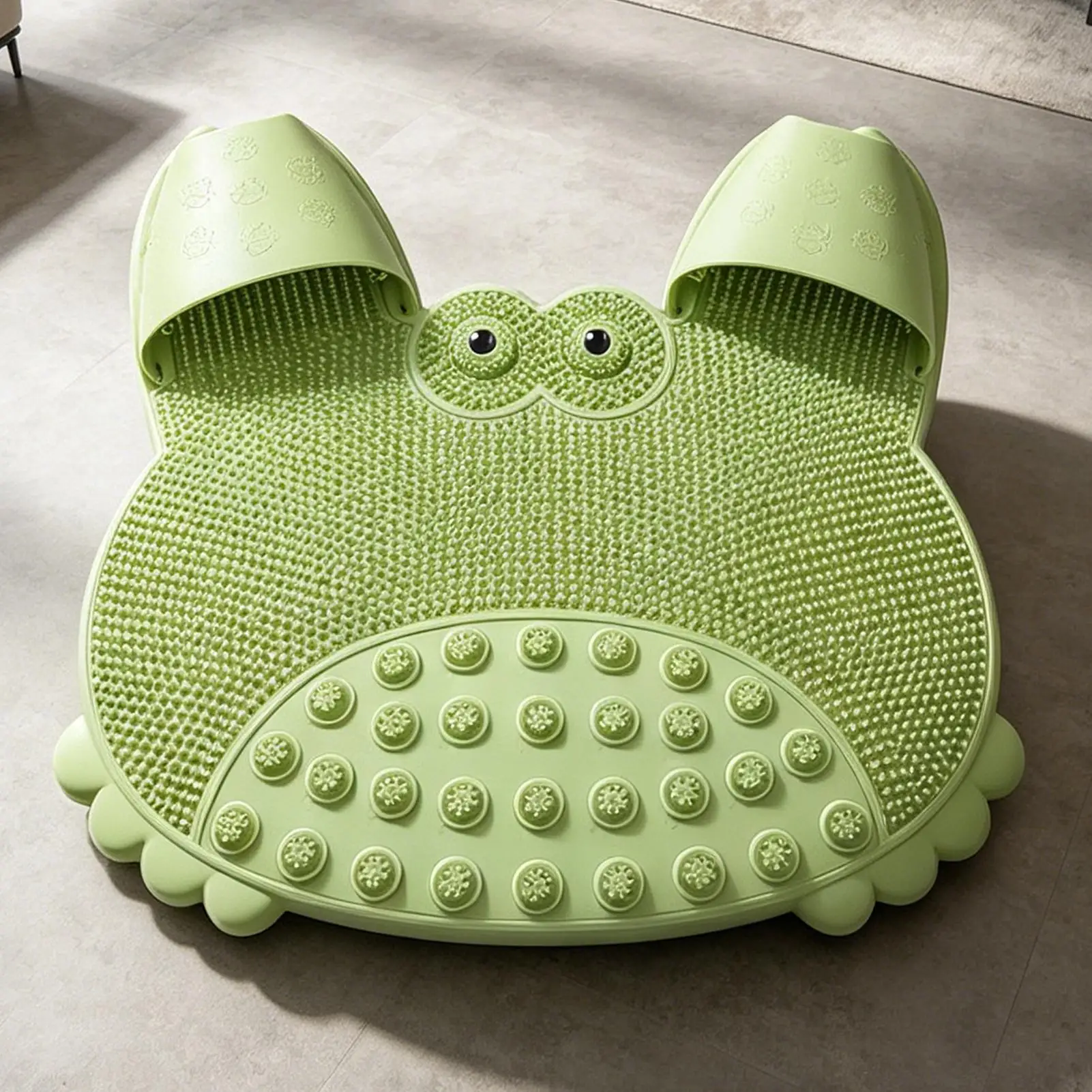Foot Scrubber Mat Suction Cup Back Feet Massage Pad Foot Cleaner Massage Mat for Athletes Elderly Adults Daily Bathroom Home Spa
