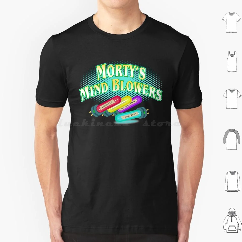 Morty's Mind Blowers T Shirt Cotton Men Women DIY Print Cartoon Rick And Forty Mind Blowers Science Science Lover Science