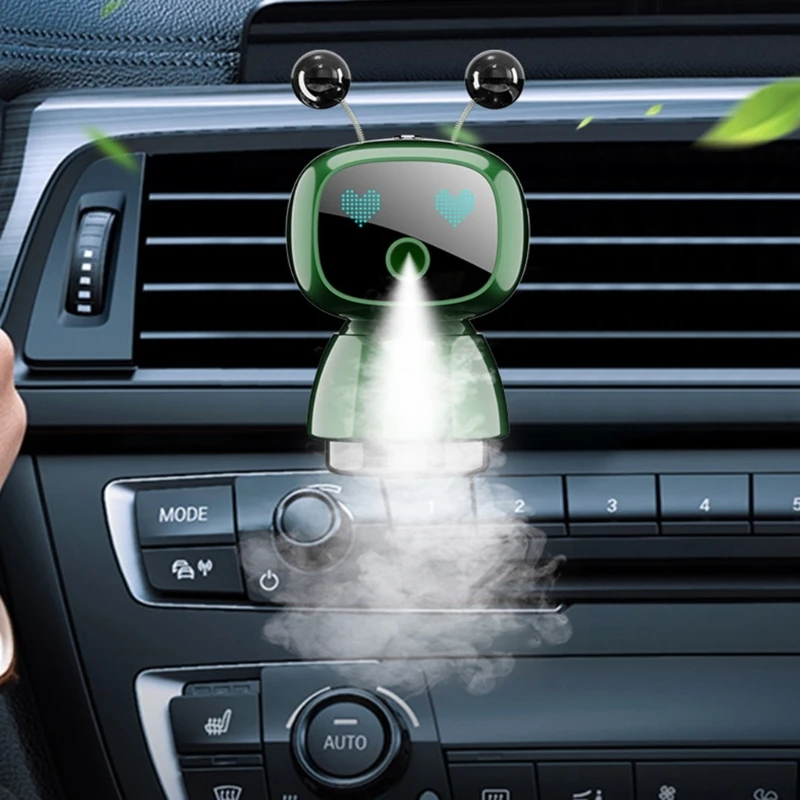 

Car Air Freshener Robot Car Mounted Intelligent Aromatherapy Rechargeable Automatic Aromatherapy Diffuser Car Decoration