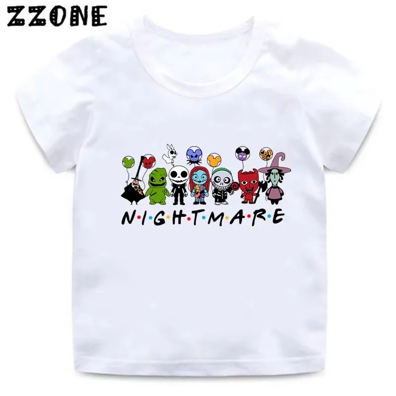 �The Nightmare Before Christmas“ – Jack Skellington – Halloween-Motiv – Kinder-T-Shirts, lustige Mädchenkleidung, Jungen-T-Shirts, Baby-Oberteile, ooo5901. – Detail 7