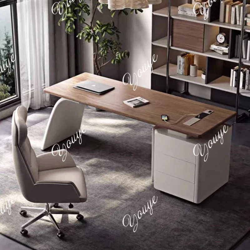 SX Medieval Style Desk Study Home Office Computer Desk Writing Desk Light Luxury Modern Simple French Style