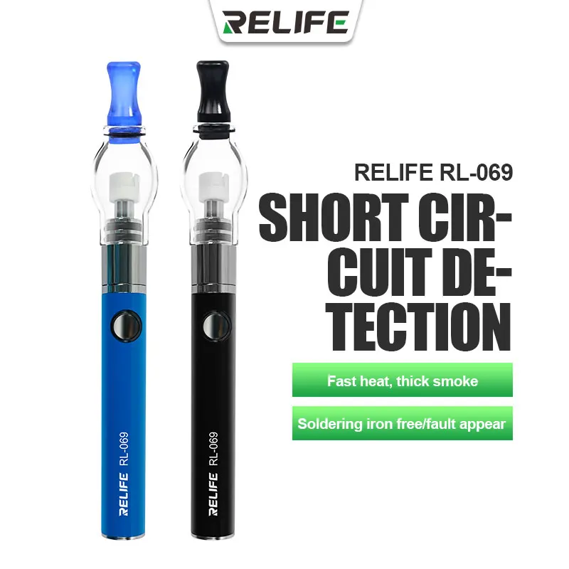 RELIFE RL-069 Rosin Atomizer No Soldering Iron Short Circuit Detector Mobile Phone Computer Motherboard Repair Rosin Pen