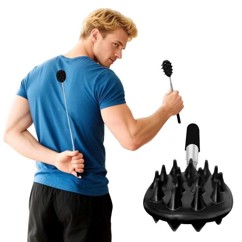1PC Back Scratcher Telescopic Scratching Back Scratcher Massager Kit Scraper Extendable Telescoping Itch Massage Relaxation