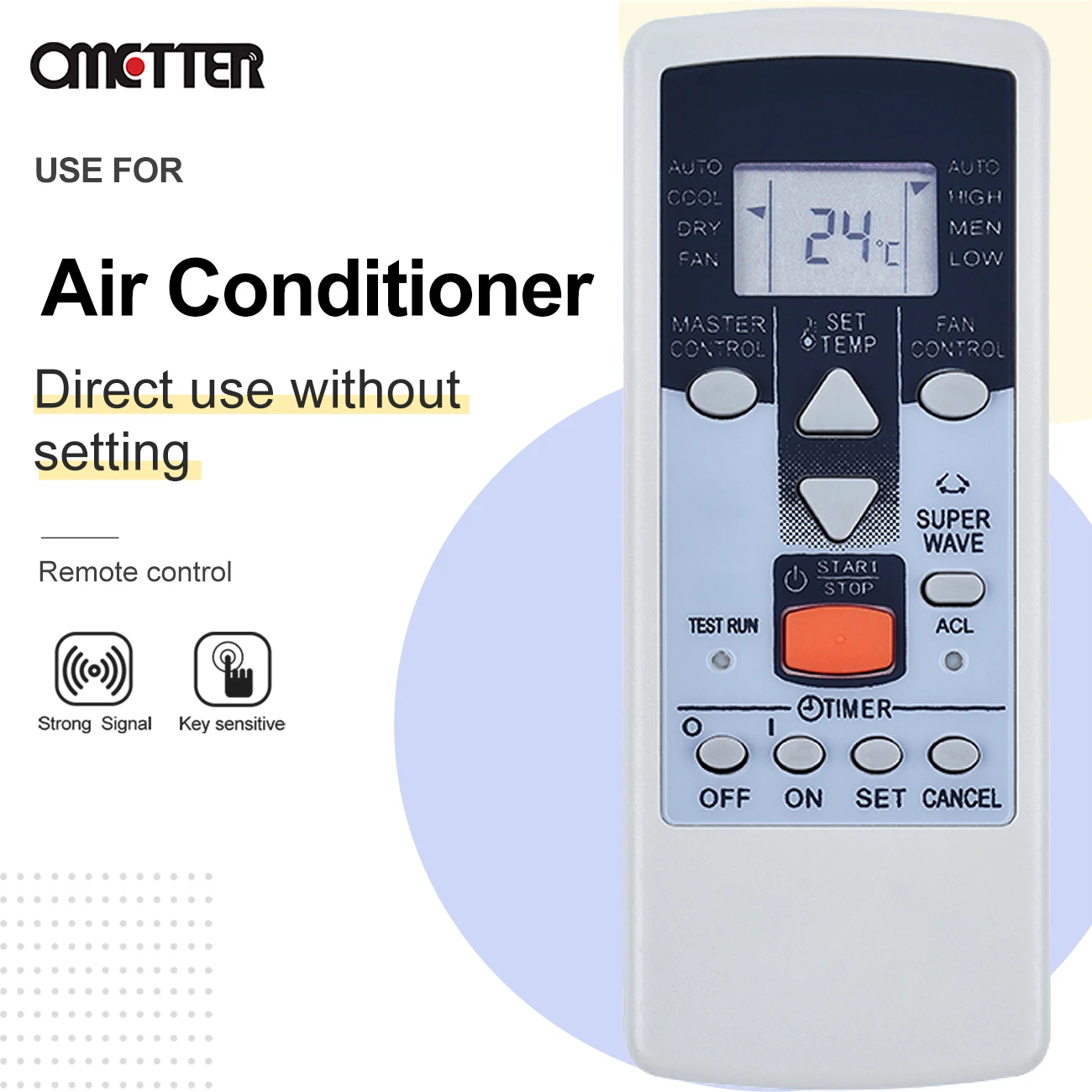 Nuovo telecomando AR-JE11 per Fujitsu General Window AC condizionatore d'aria AMGB13AAT