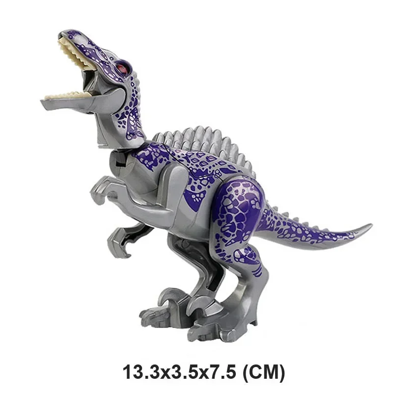 Jurassic World Park Dinosaurs Velociraptor Raptor Indominus Rex Indoraptor Beast Model Building Blocks Figure Toys For Children