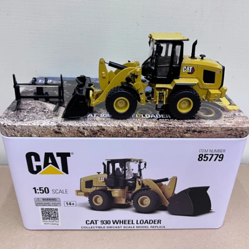 

DM Dietcast масштаб 1:50 колесный погрузчик CAT 930, инженерный грузовик из сплава, вилочный погрузчик, модель 85779, классическая коллекция, сувенирное украшение