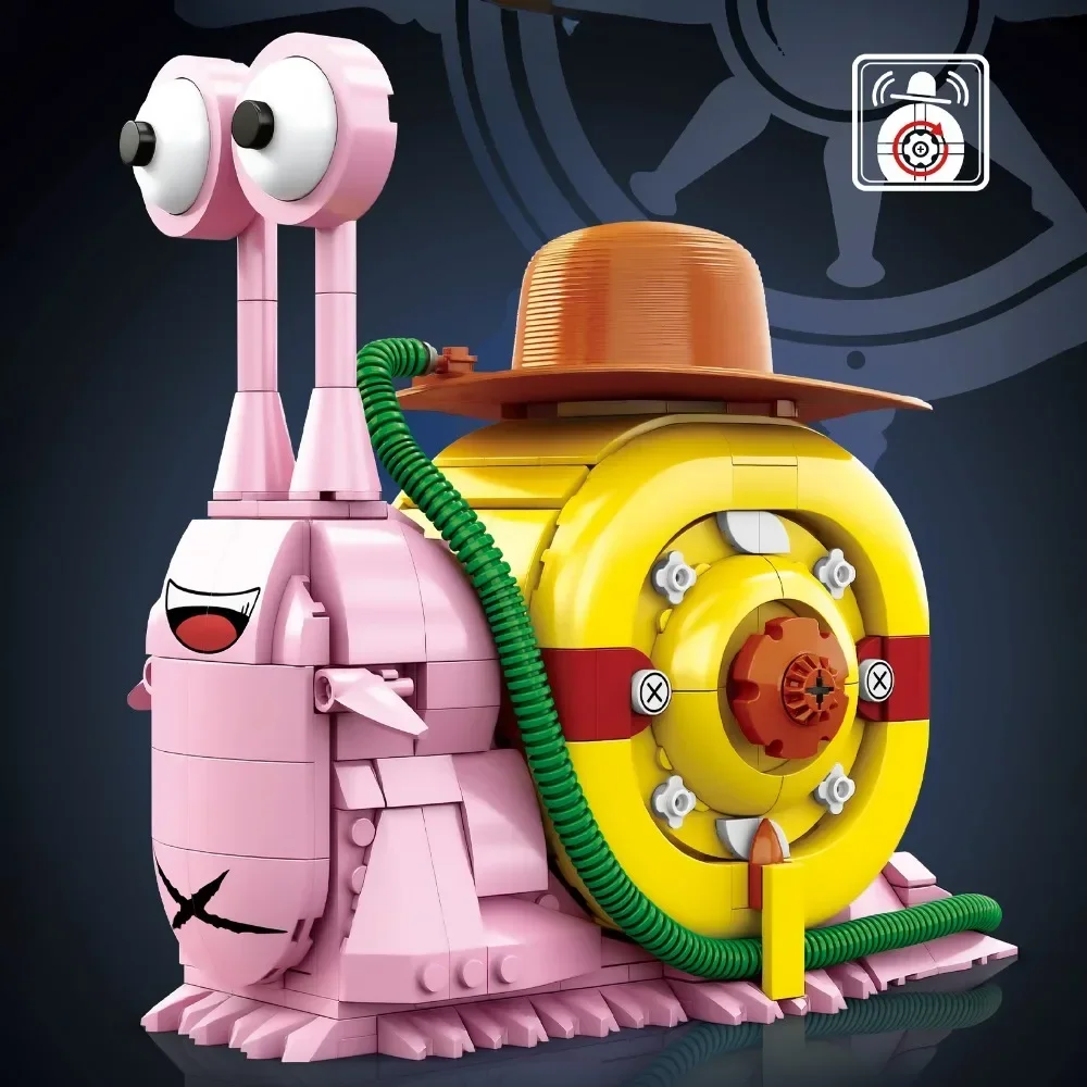 

573pcs Snail Telephone Building Kit STEM Educational Toy with Bug Design for Kids Adults Creative DIY Bricks Engineering Projec