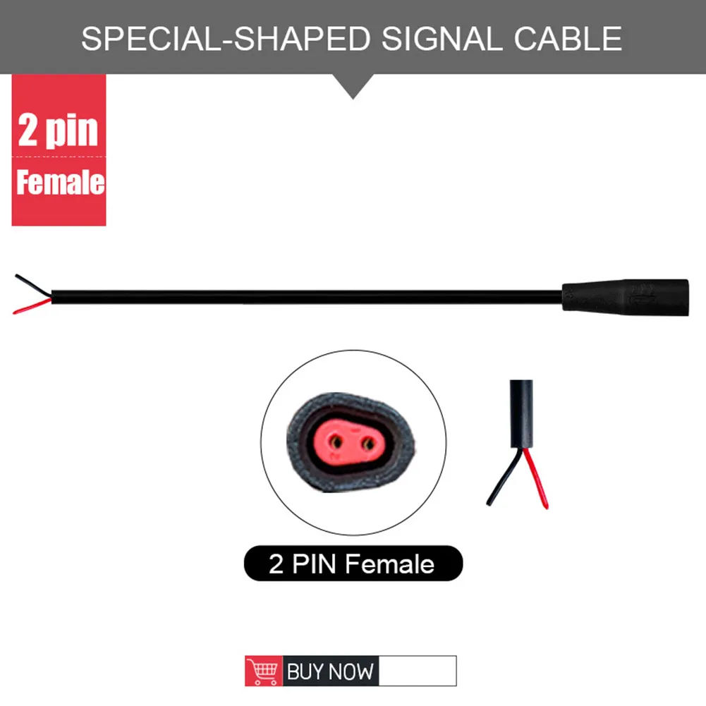 Ebike Shaped Connector 2/3/4/5/6 Pin Cable Waterproof Connector Extension Signal Line Bicycle Lithium Battery Modification Parts