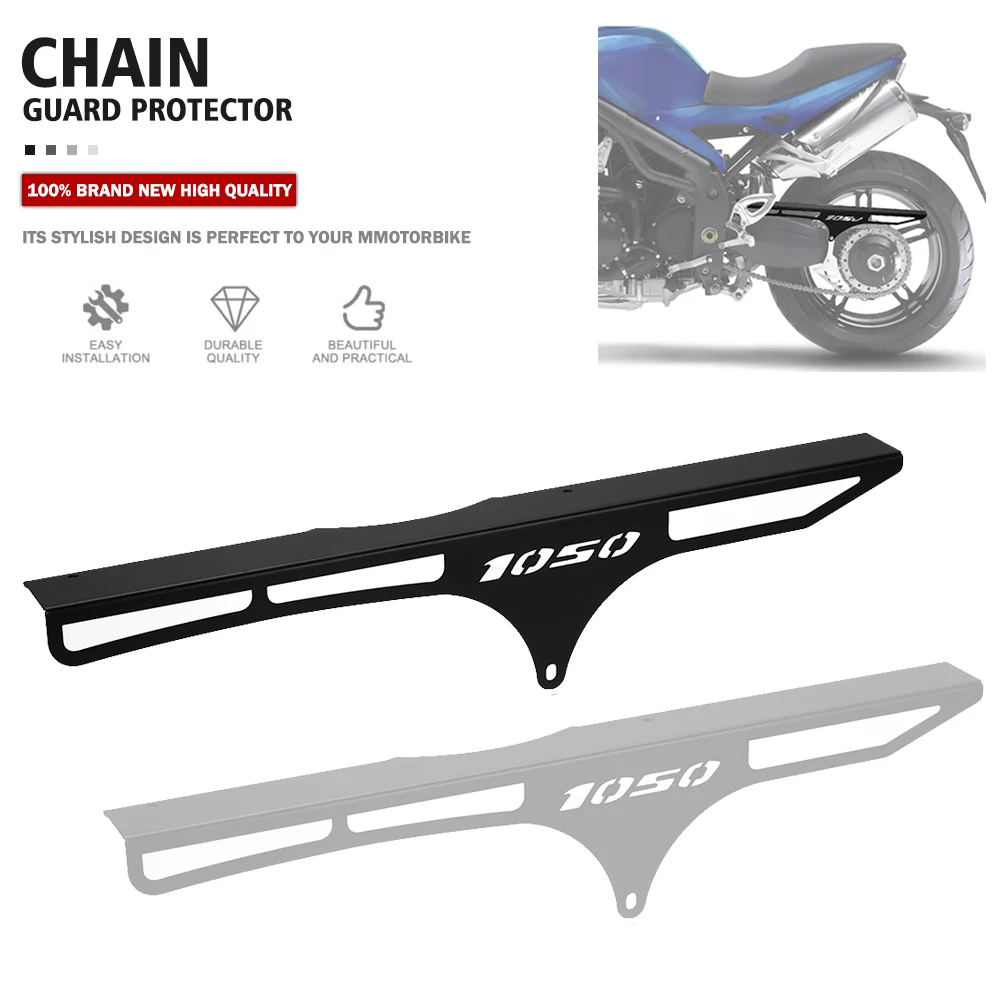 

Motorcycle Rear Sprocket Chain Guard Cover Protector Mudguard Panel Cowling For Speed Triple 1050 2005-20006-2007-2008-2009-2010